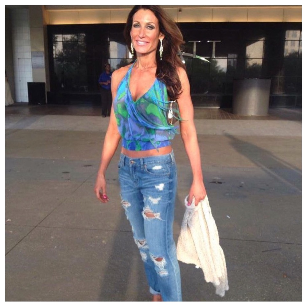Lucky brand ripped jeans